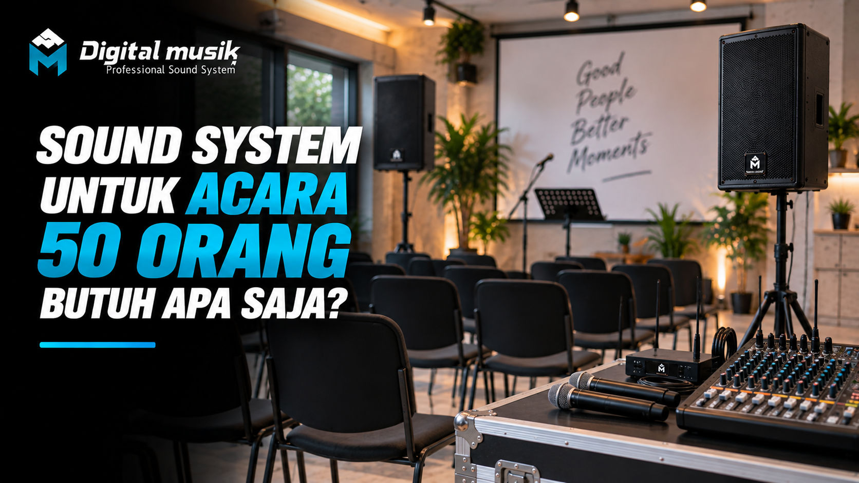 Sound System untuk Acara 50 Orang Butuh Apa Saja?