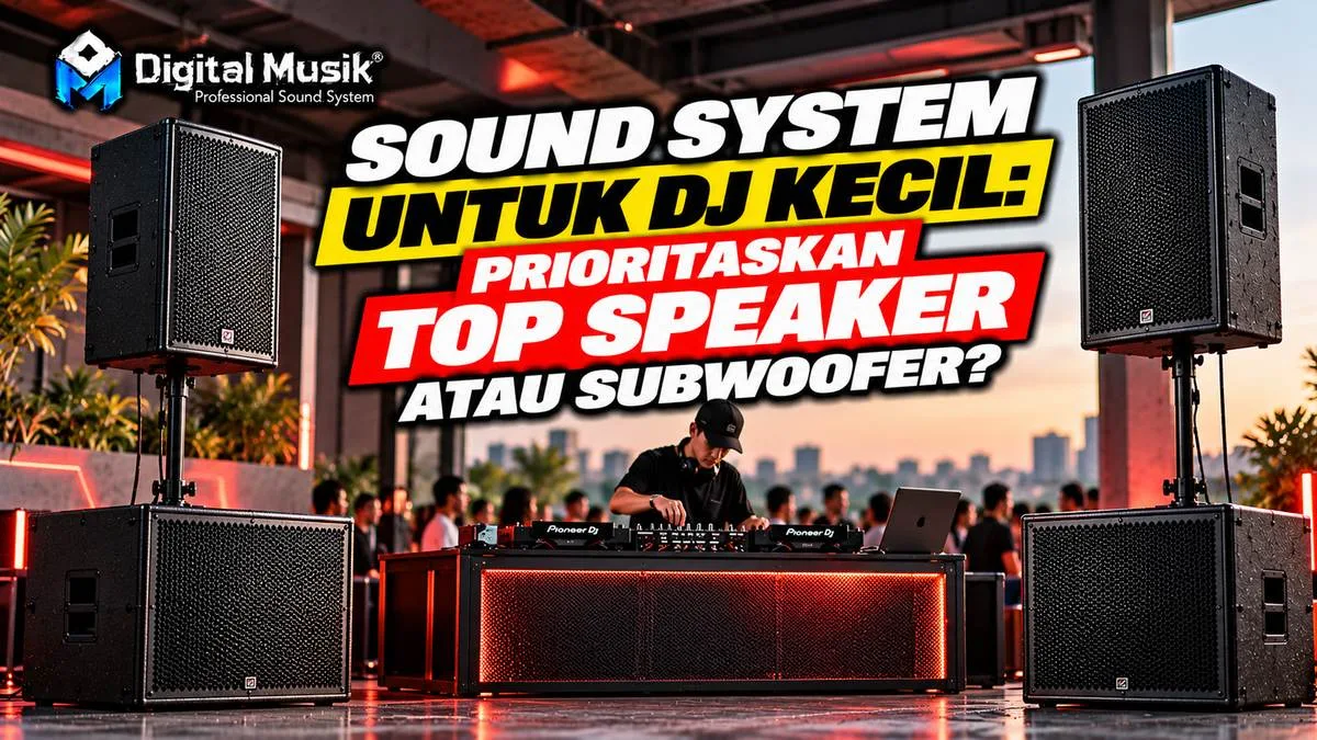 Sound System untuk DJ Kecil: Prioritaskan Top Speaker atau Subwoofer?