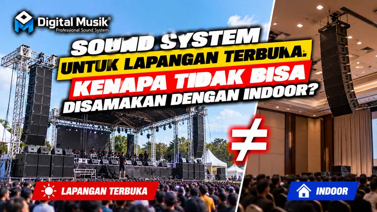 Sound System untuk Lapangan Terbuka: Kenapa Tidak Bisa Disamakan dengan Indoor?