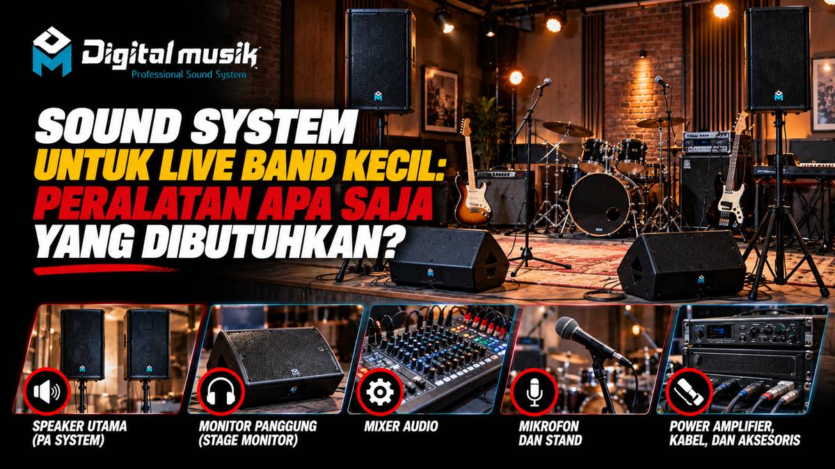 Sound System untuk Live Band Kecil: Peralatan Apa Saja yang Dibutuhkan?