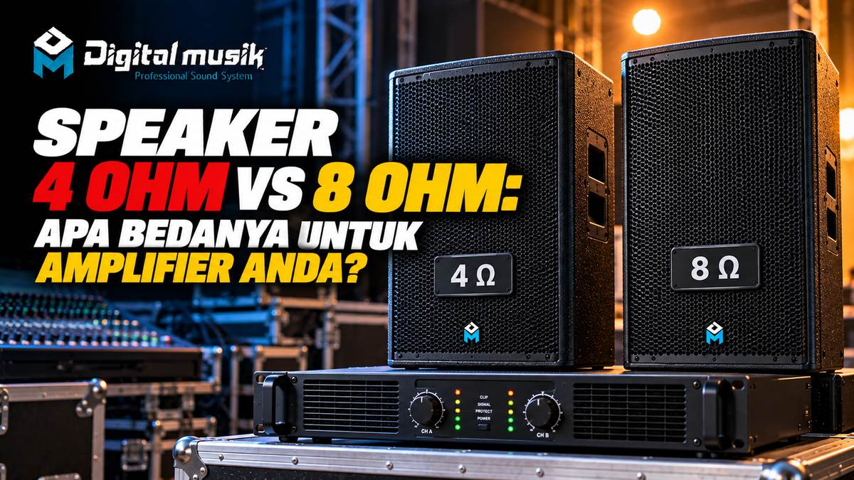 Speaker 4 Ohm vs 8 Ohm: Apa Bedanya untuk Amplifier Anda?
