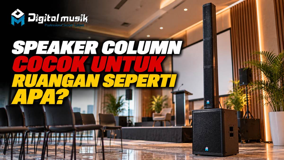 Speaker Column Cocok untuk Ruangan Seperti Apa?