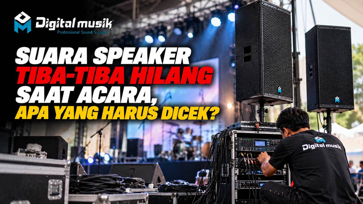 Suara Speaker Tiba-Tiba Hilang Saat Acara, Apa yang Harus Dicek?