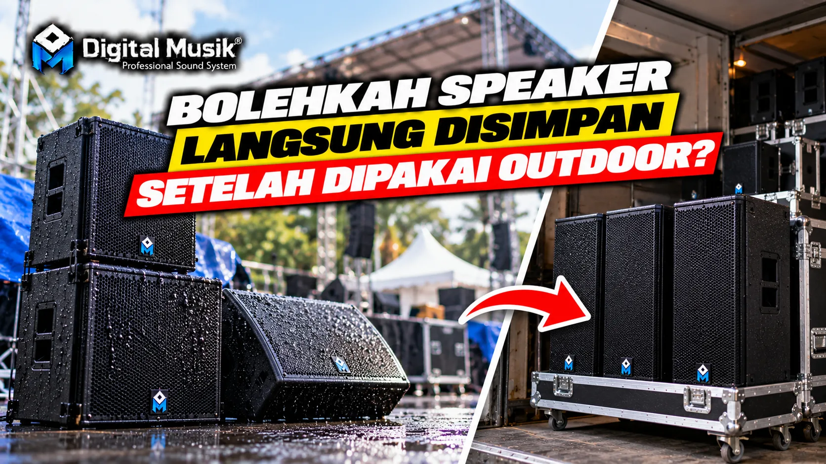 Bolehkah Speaker Langsung Disimpan Setelah Dipakai Outdoor?