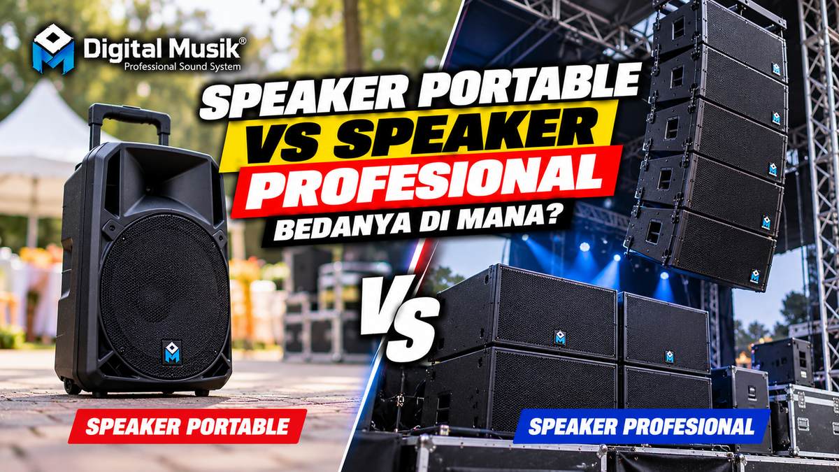 Speaker Portable vs Speaker Profesional, Bedanya di Mana?