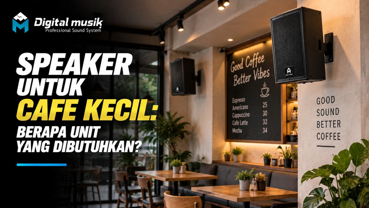 Speaker untuk Cafe Kecil: Berapa Unit yang Dibutuhkan?