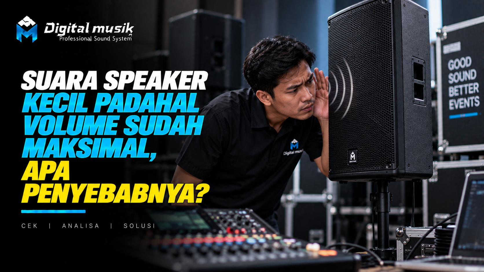 Suara Speaker Kecil Padahal Volume Sudah Maksimal, Apa Penyebabnya?