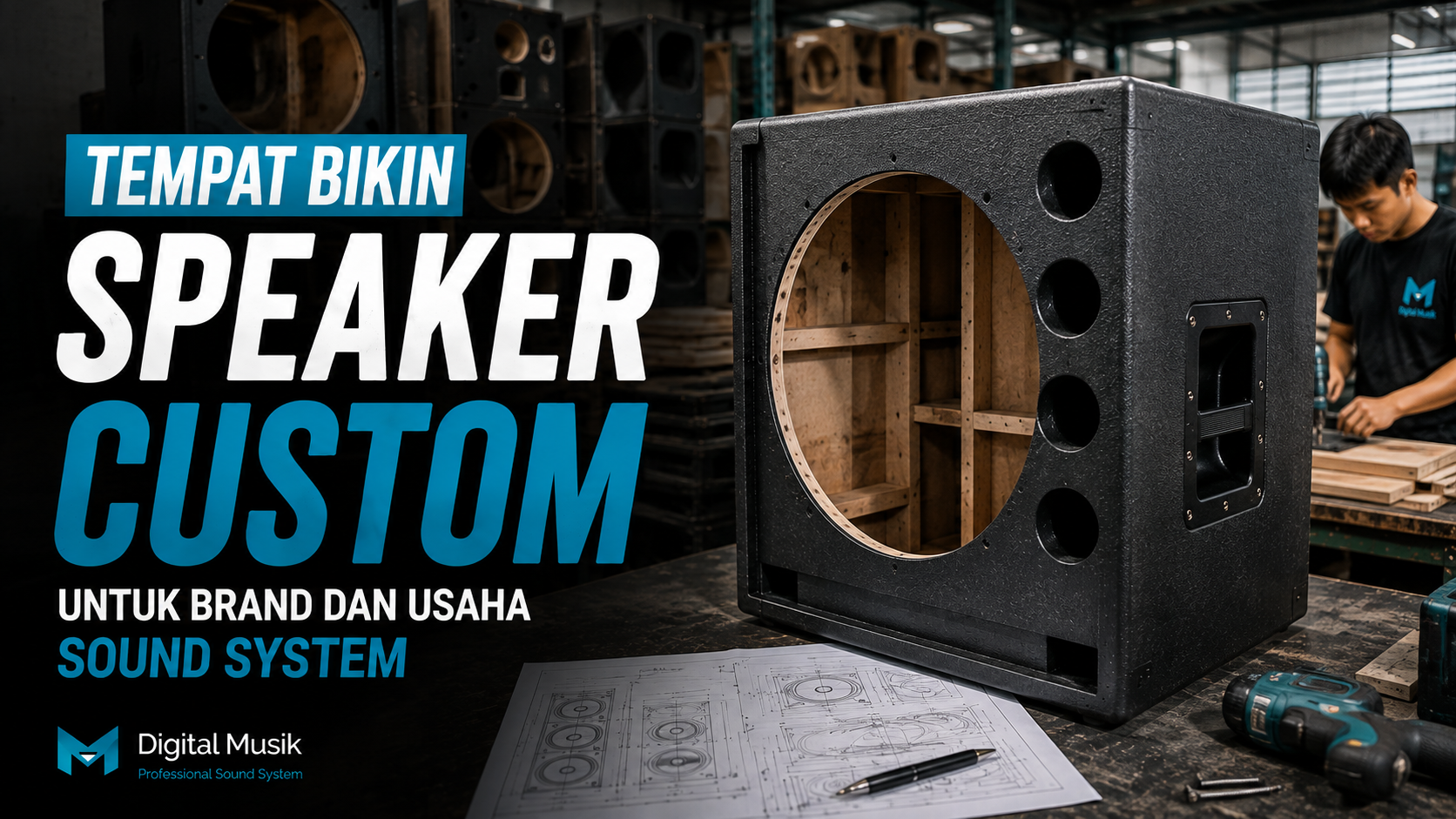 Tempat Bikin Speaker Custom untuk Brand dan Usaha Sound System