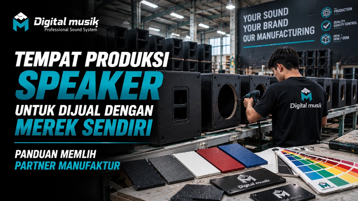 Tempat Produksi Speaker untuk Dijual dengan Merek Sendiri: Panduan Memilih Partner Manufaktur