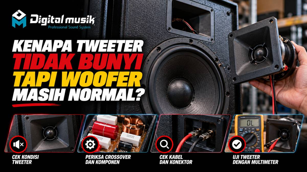 Kenapa Tweeter Tidak Bunyi tapi Woofer Masih Normal?