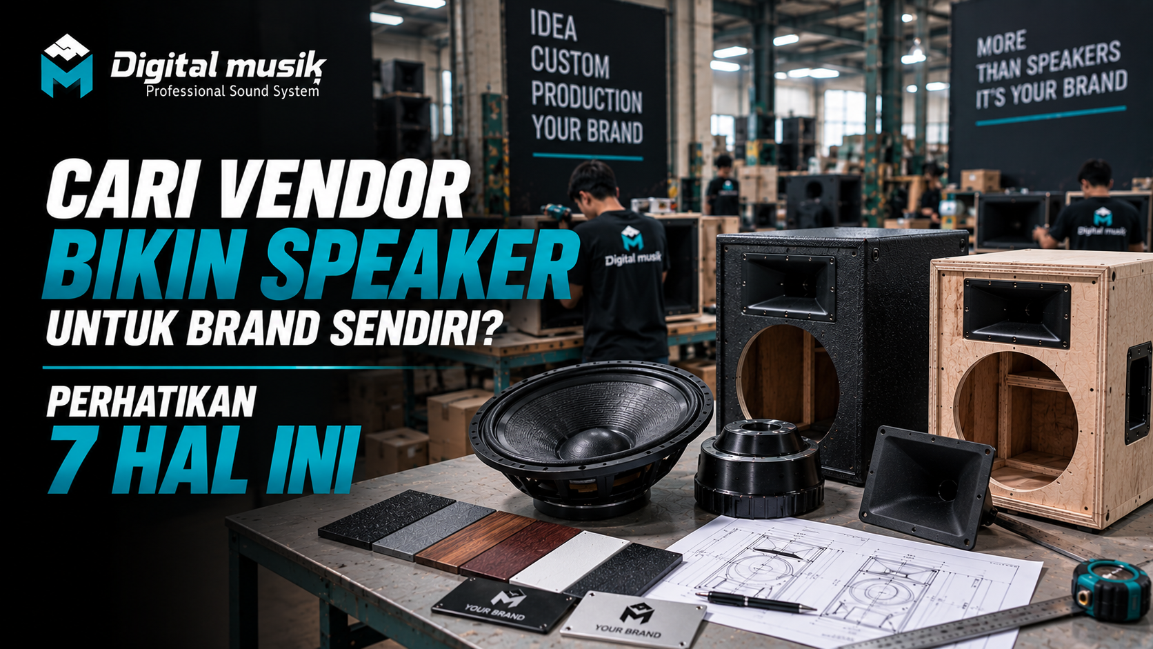 Cari Vendor Bikin Speaker untuk Brand Sendiri? Perhatikan 7 Hal Ini